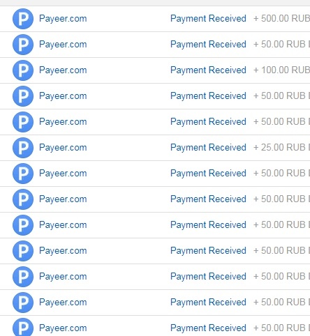 Rub payments